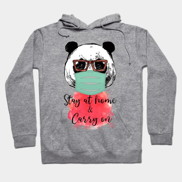 Stay at Home & Carry on Edit Hoodie by Ultimate.design